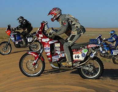 Miniatura: Rajd Dakar: francuski motocyklista w...