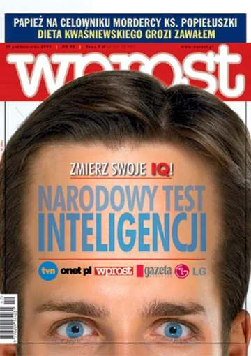 Okładka tygodnika Wprost nr 42/2003 (1090)