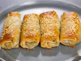Miniatura: Ciasto filo zwijam z tym farszem. Po 15...