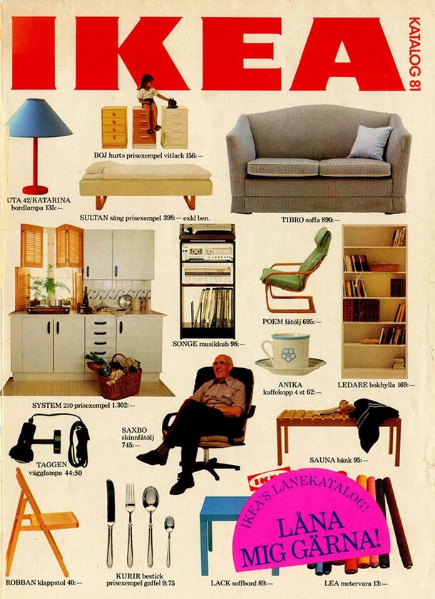 Okładka katalogu IKEA z 1981 roku 