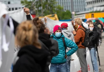 Protest w Berlinie (16 maja) 