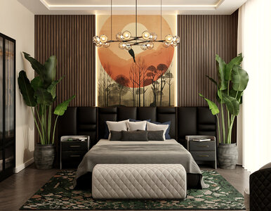 Miniatura: Ściana za zagłówkiem łóżka – sekret...