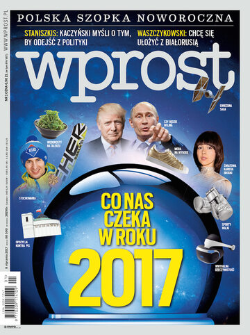 Okładka tygodnika Wprost nr 1/2017 (1768)