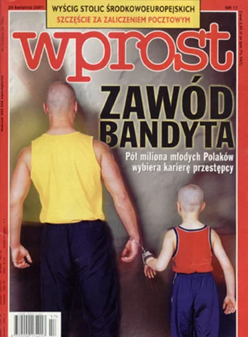 Okładka tygodnika Wprost nr 17/2001 (961)