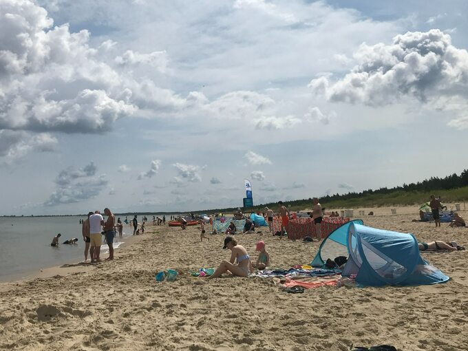Plaża nad Zatoką Gdańską