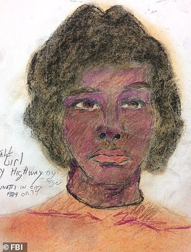 Ciemnoskóra kobieta zamordowana w 1974 roku w Cincinnati w stanie Ohio 