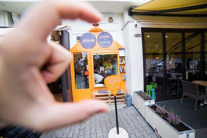 Najmniejsza kawiarnia w Polsce „Dobro&Dobro cafe”