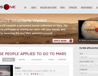 Miniatura: 3 Polaków chce polecieć na Marsa
