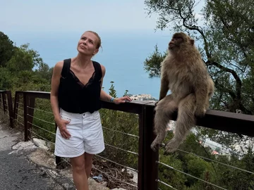 Aneta Zając na Gibraltarze 