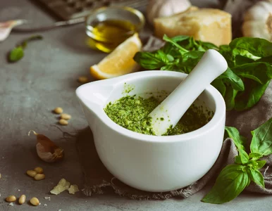 Miniatura: Pesto – pyszna zielona pasta, która...