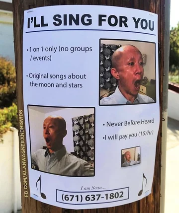 Zaśpiewam dla ciebie. Zapłacę 