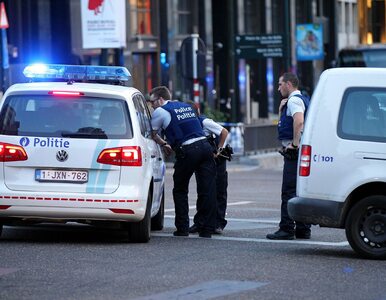 Miniatura: Bruksela. Atak nożownika na policjanta