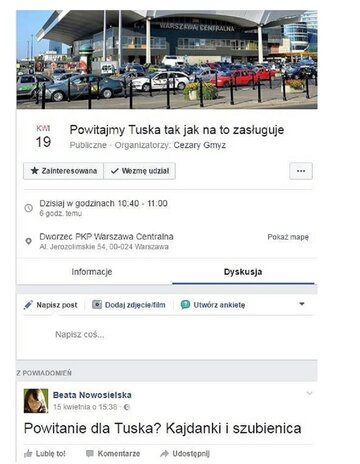 Wpis z&nbsp;Facebooka posłanki