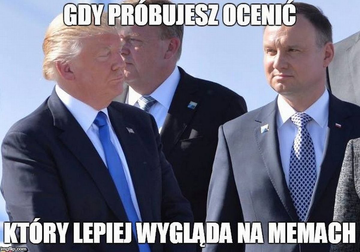 Donald Trump w Polsce. [MEMY] 