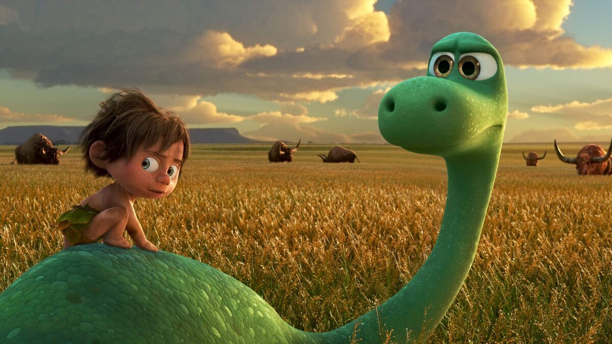 Kadr z filmu „Dobry dinozaur” / „The Good Dinosaur” (2015) Kadr z filmu „Dobry dinozaur” / „The Good Dinosaur” (2015)