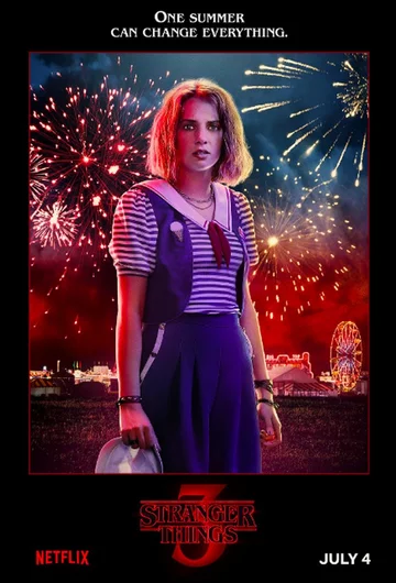 Plakat zapowiadający trzeci sezon "Stranger Things" 