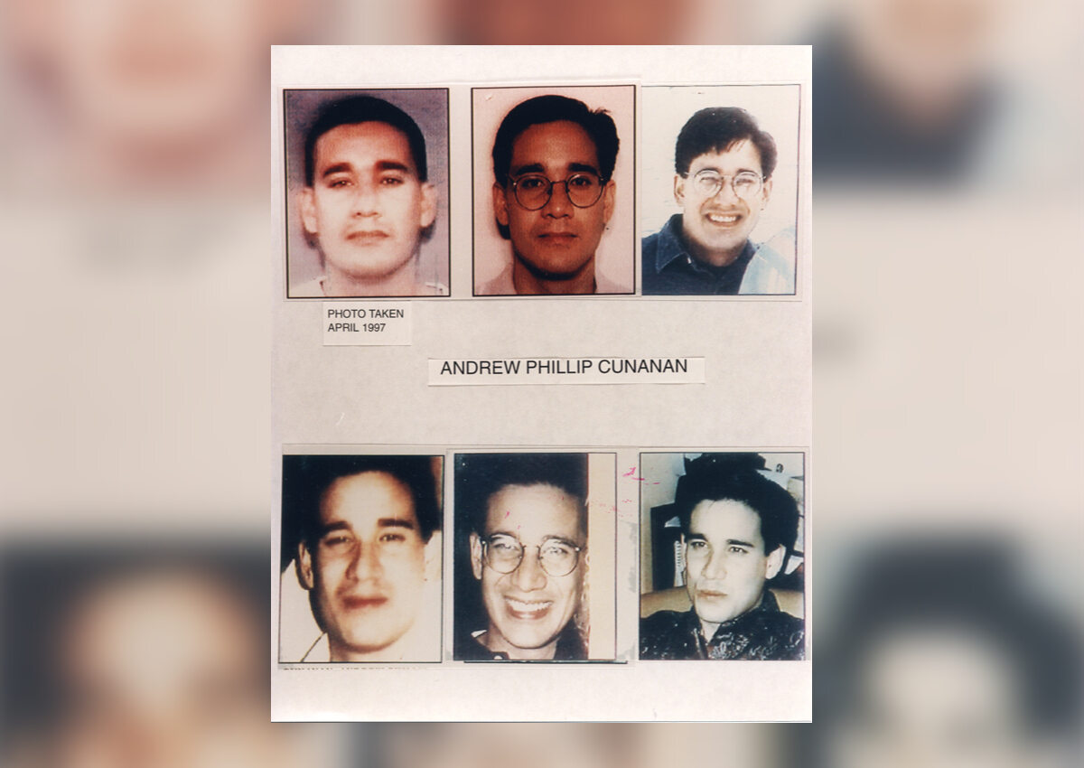 Andrew Cunanan - zabójca Versace - na portretach pamięciowych zgromadzonych przez FBI 