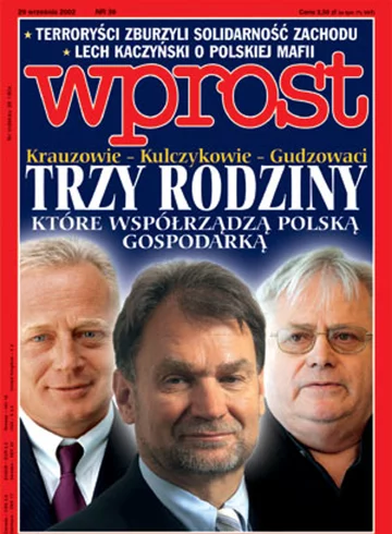 Okładka tygodnika Wprost nr 39/2002 (1035)