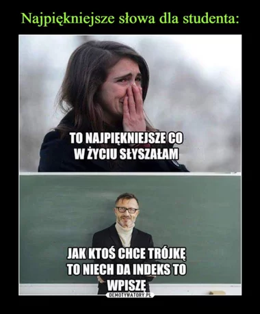 Mem związany z sesją na studiach