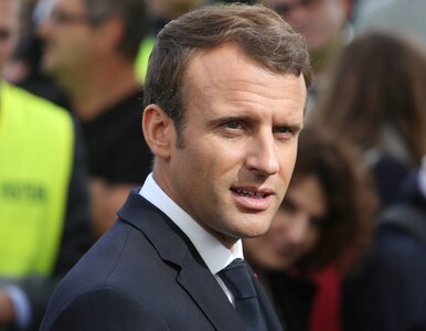 Miniatura: Wizerunkowa wpadka Macrona. Nagrano go,...