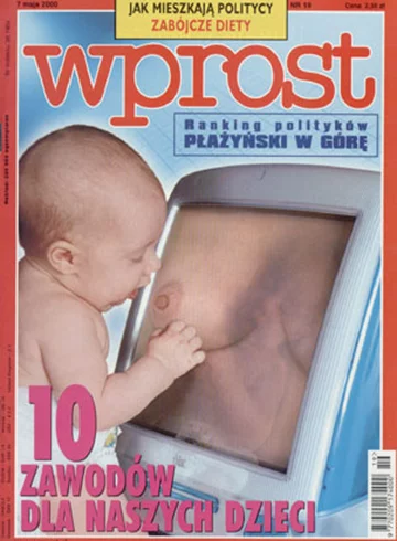 Okładka tygodnika Wprost nr 19/2000 (910)