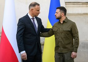 Miniatura: Andrzej Duda w Kijowie. Spotkał się z...