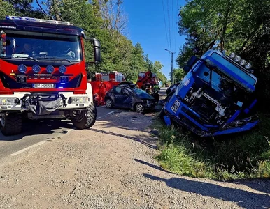 Miniatura: Śmiertelny wypadek w miejscowości Tomice....