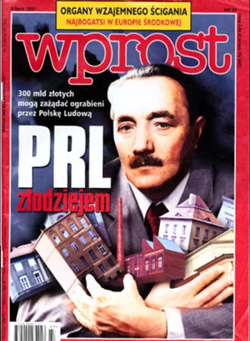 Okładka tygodnika Wprost nr 27/2001 (971)