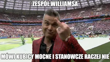 Gest Robbiego Williamsa nie pozostał niezauważony 