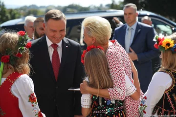 Spotkanie prezydenta Andrzeja Dudy z Polonią w New Britain w USA 