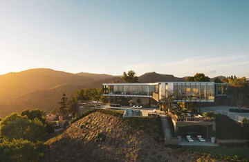 The Orum House w Bel Air, najdroższej dzielnicy Los Angeles Beyone, Hollywood, Bel Air