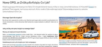 Reklama zniżki na&nbsp;stronie Dixi-Car.pl