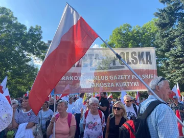 Protest w Warszawie 