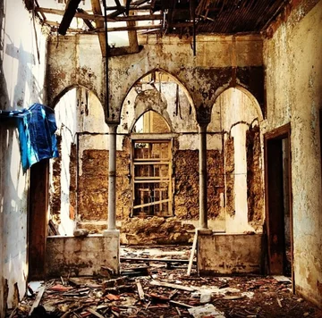 Opuszczone miejsce w Libanie 