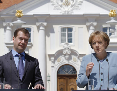 Miniatura: Merkel i Miedwiediew włączą gazociąg Nord...