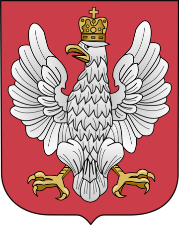 Herb Polski z&nbsp;lat 1919-1927 (wsp&oacute;łczesna rekonstrukcja)