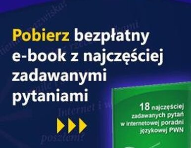 Miniatura: Jubileusz Poradni Językowej PWN 10 000...