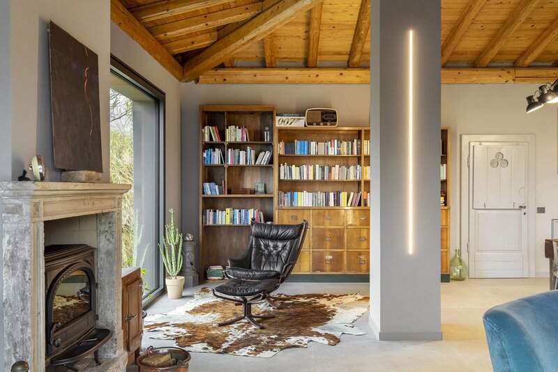 Wnętrza starego domu w północnych Włoszech, projekt Lascia La Scia