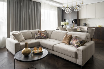 Tkaniny we&nbsp;wnętrzu, proj. Miśkiewicz Design