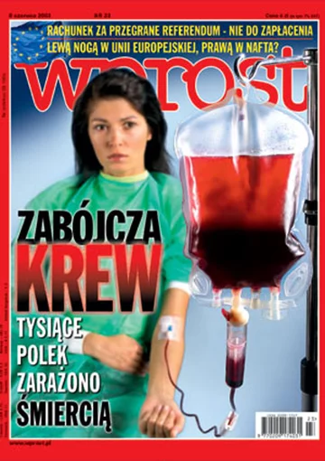 Okładka tygodnika Wprost nr 23/2003 (1071)