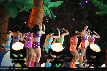 Katy Perry podczas Super Bowl (fot.NFL.com)