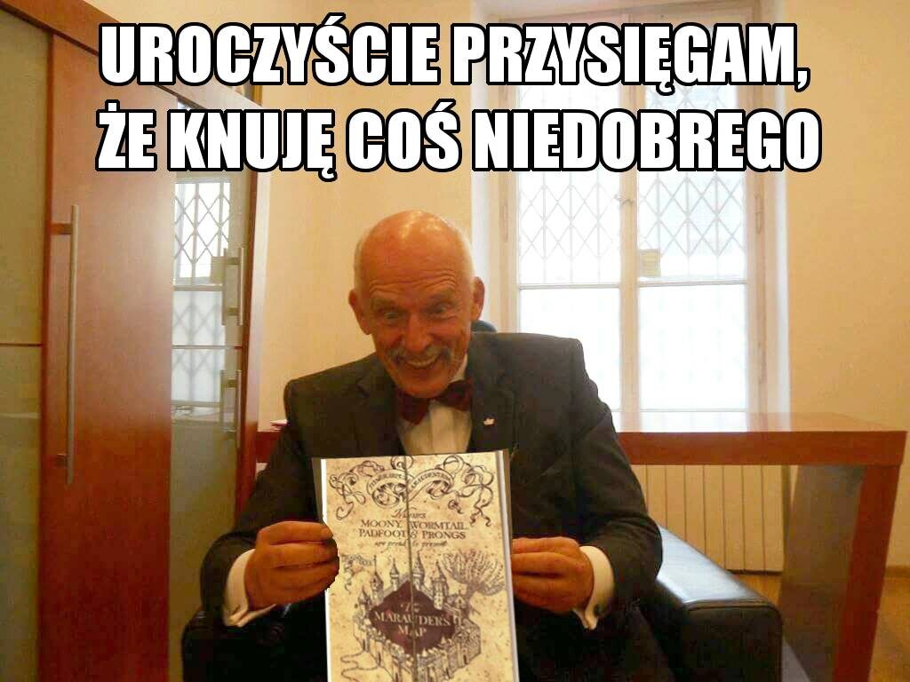 Memy z Januszem Korwinem-Mikke 