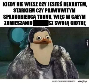 Mem zainspirowany pierwszym odcinkiem ósmego sezony „Gry o tron” 