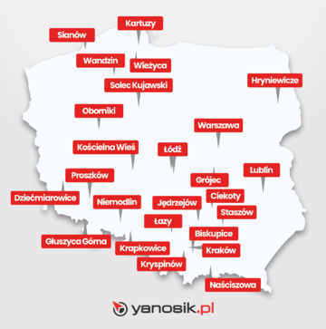 Lokalizacje nowych fotoradar&oacute;w
