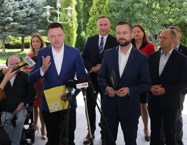 Miniatura: Hołownia przedstawił kandydatów do Sejmu....