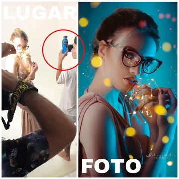 Plan zdjęciowy i efekt pracy fotografa 
