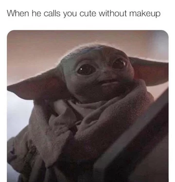 Baby Yoda na memie 