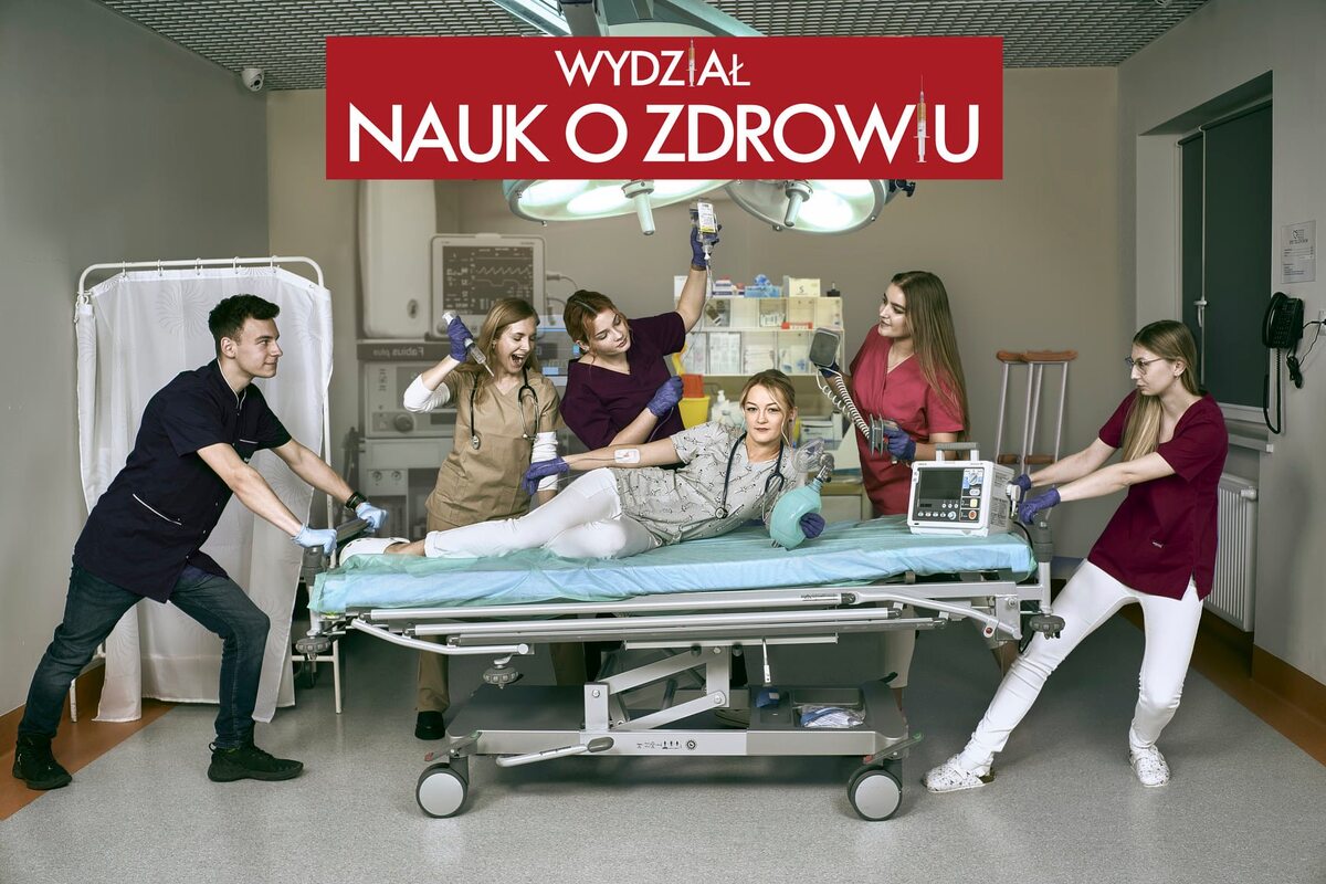 Plakat zachęcający do studiowania na Uniwersytecie Opolskim 