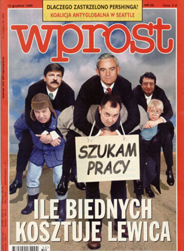 Okładka tygodnika Wprost nr 50/1999 (889)