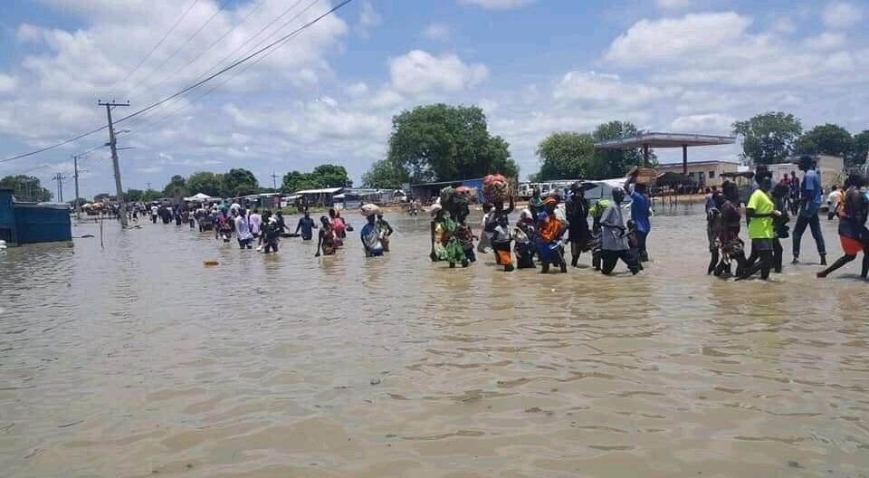 Powodzie w Sudanie Południowym 